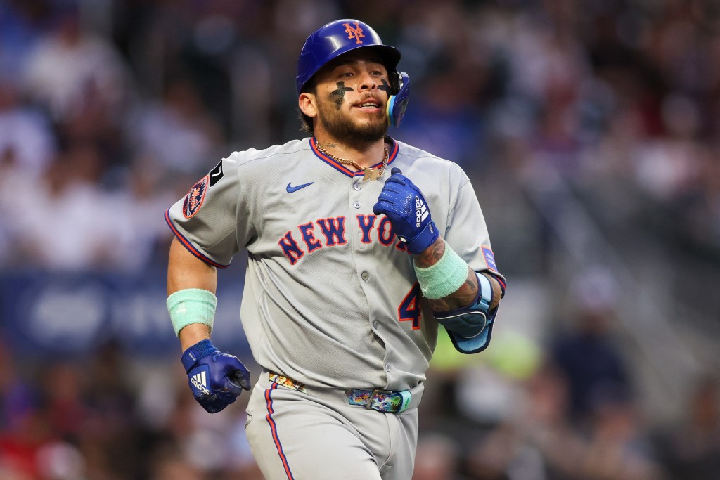 The Mets sent Francisco Alvarez down to Triple-A. 