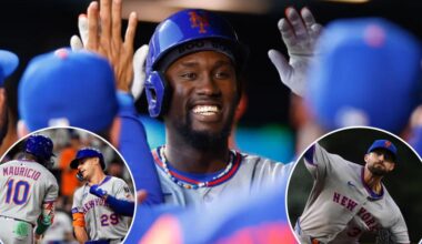 Rookie Ronny Mauricio belts long homer as Mets rip lowly Rockies