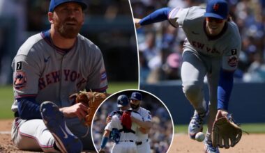 Mets bungle late lead in brutal fashion to split series with Dodgers