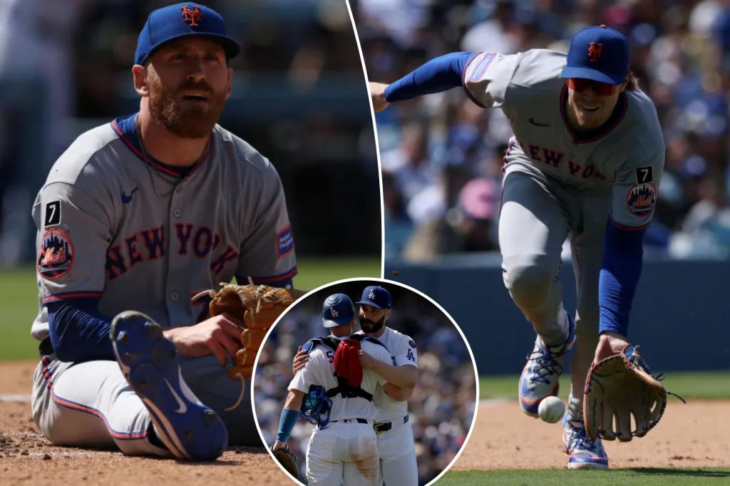 Mets bungle late lead in brutal fashion to split series with Dodgers