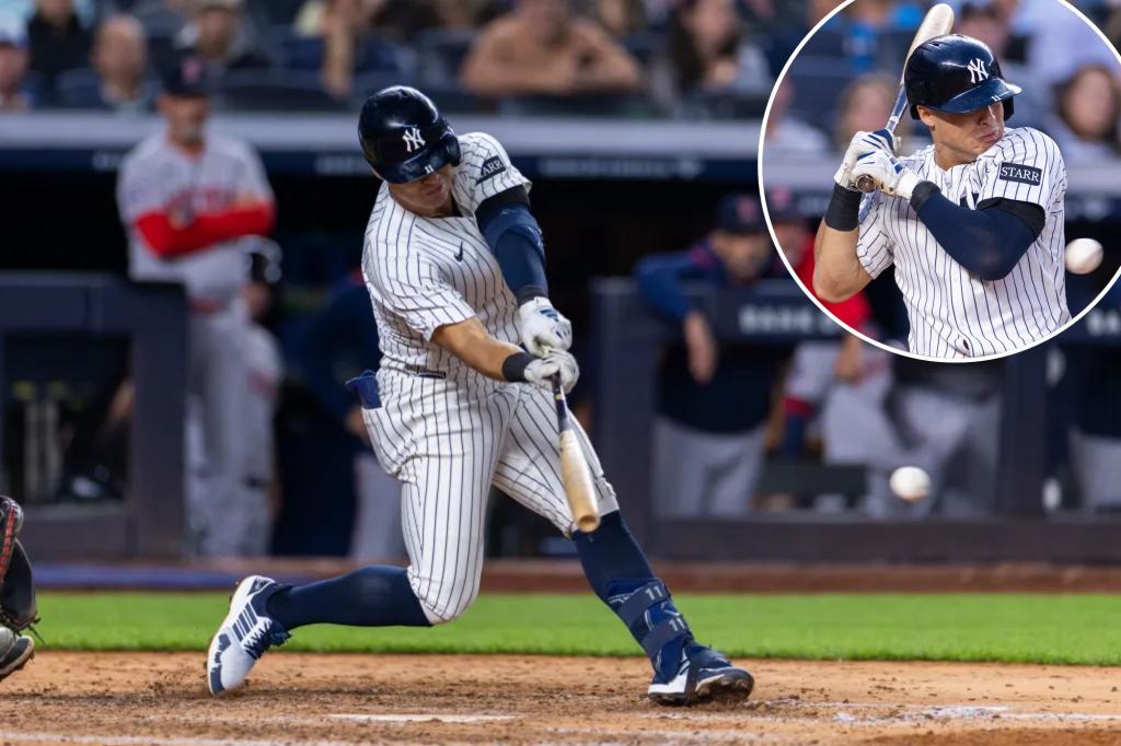 Yankees' Anthony Volpe returns to lineup after getting hit by pitch