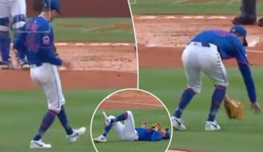 Griffin Canning crumbles to ground, exits in potential Mets injury mess