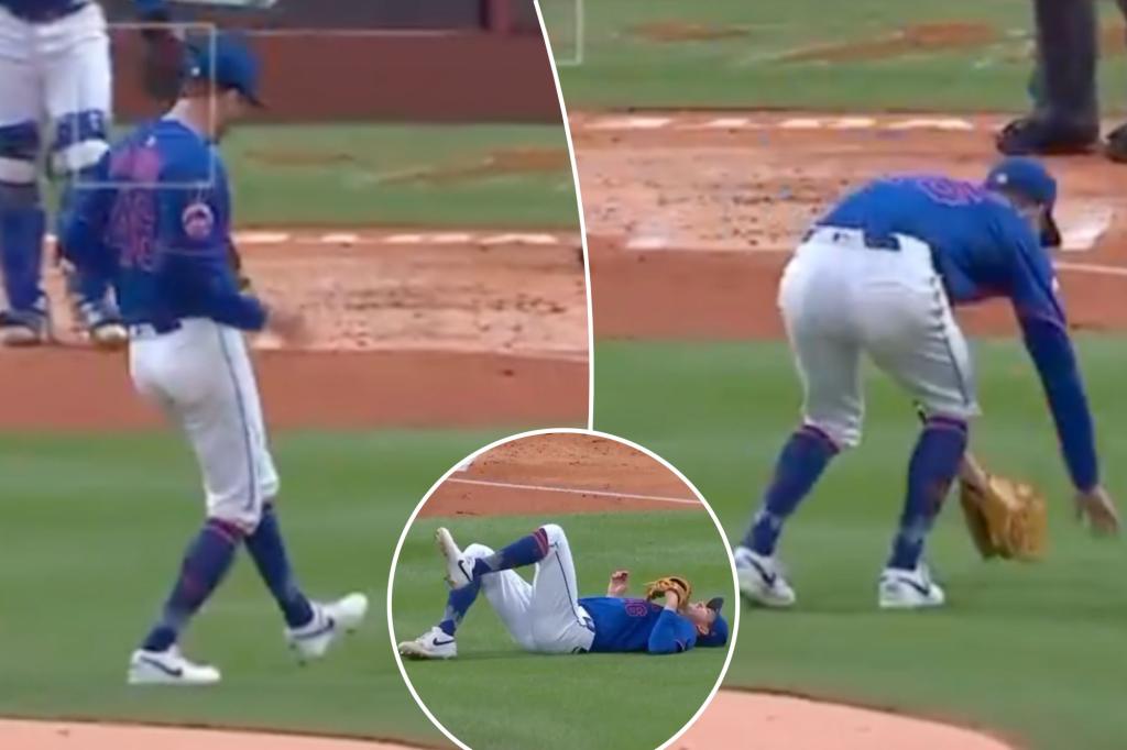 Griffin Canning crumbles to ground, exits in potential Mets injury mess