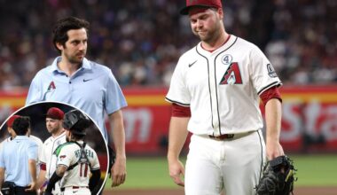 Diamondbacks' Corbin Burnes exits game with right elbow discomfort