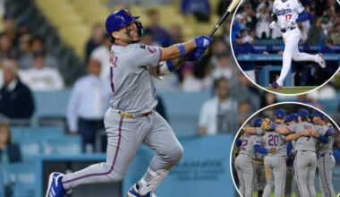 Mets survive late Dodgers rally to open series with 10-inning win
