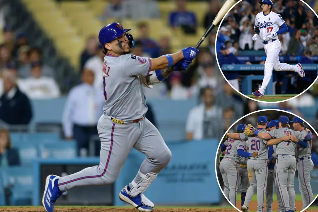 Mets survive late Dodgers rally to open series with 10-inning win