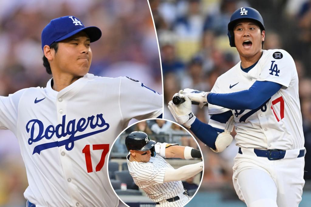 Dodgers' Shohei Ohtani has no comparison, not even Aaron Judge