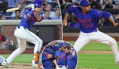 Mets rise to the occasion for win over Braves after Griffin Canning injury