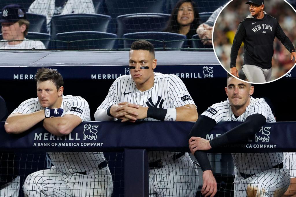 Yankees set for 'long haul' despite AL East lead narrowing: Aaron Boone