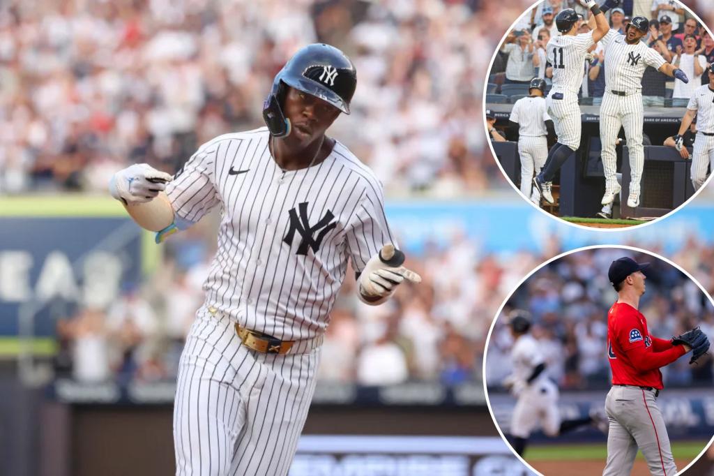 Yankees pound Red Sox early, hold off late comeback in win