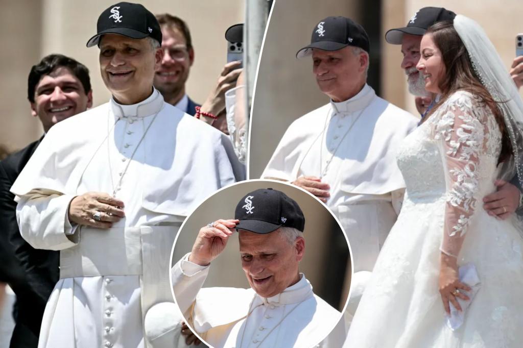 Pope Leo XIV rocks White Sox hat at the Vatican in new photos