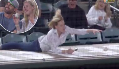 Fan's wild dive for foul ball a lone highlight for dreadful Athletics