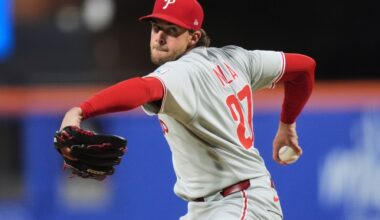 Phillies' Aaron Nola comes up with new injury, looking at absence of multiple weeks