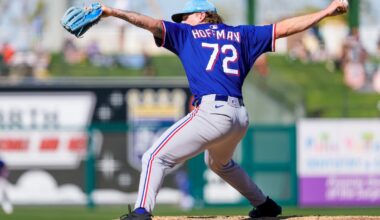 Phillies acquire pitcher Nolan Hoffman in trade with Texas Rangers