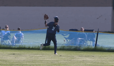 Home Run? Sam Kelly gets the first of his career on bizzare sequence