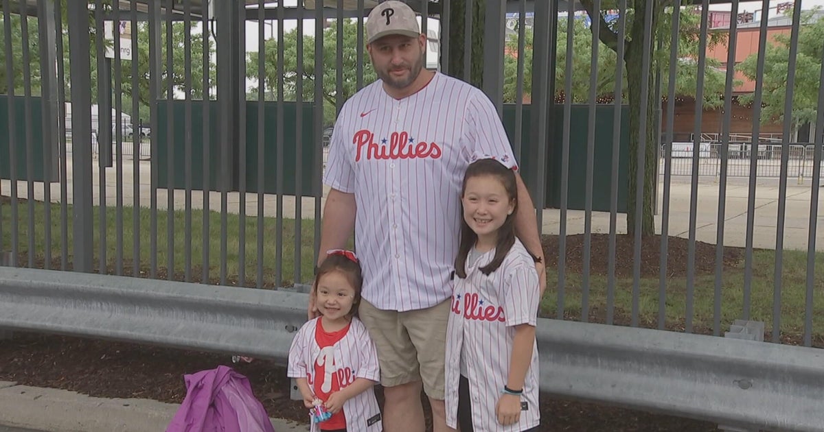 Philadelphia-area families celebrate Father's Day with the Phillies at Citizens Bank Park