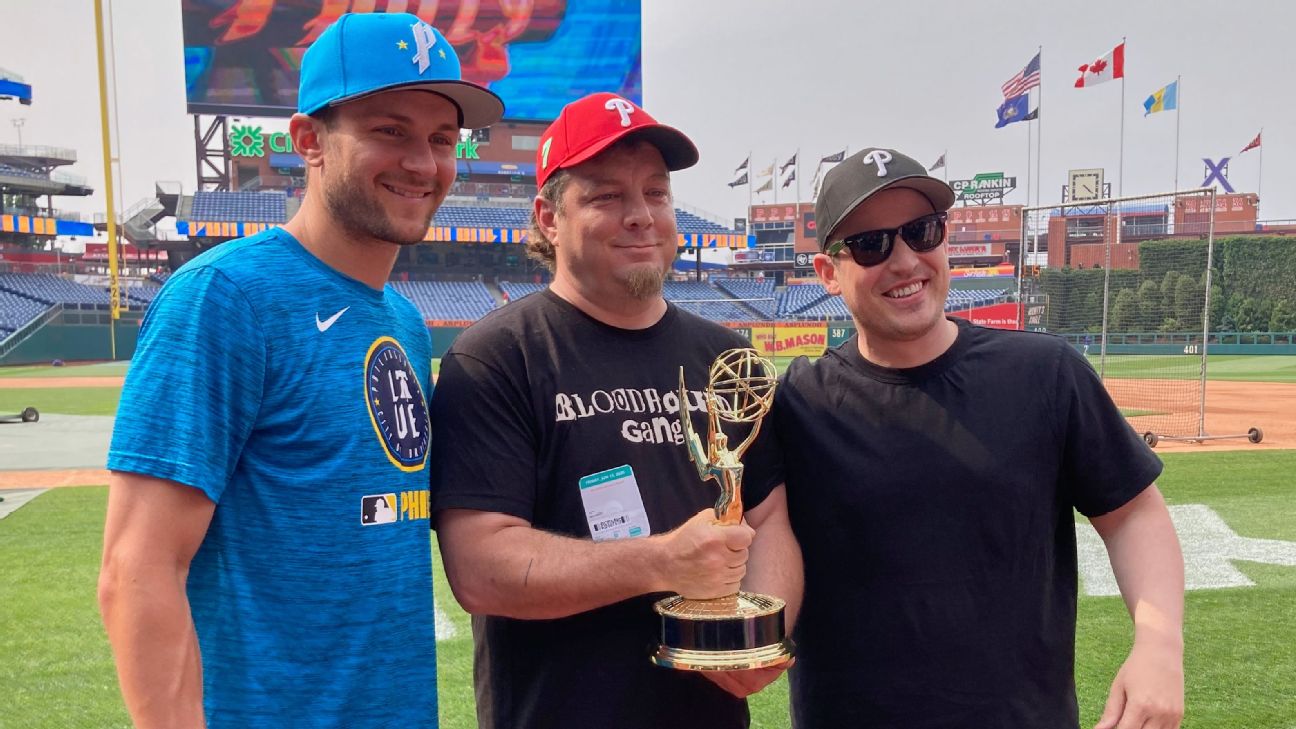 Phillies' Trea Turner hails Emmy for film on his 2023 ovation