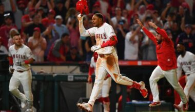 Angels' Christian Moore hits tying, walk-off homers vs. Red Sox