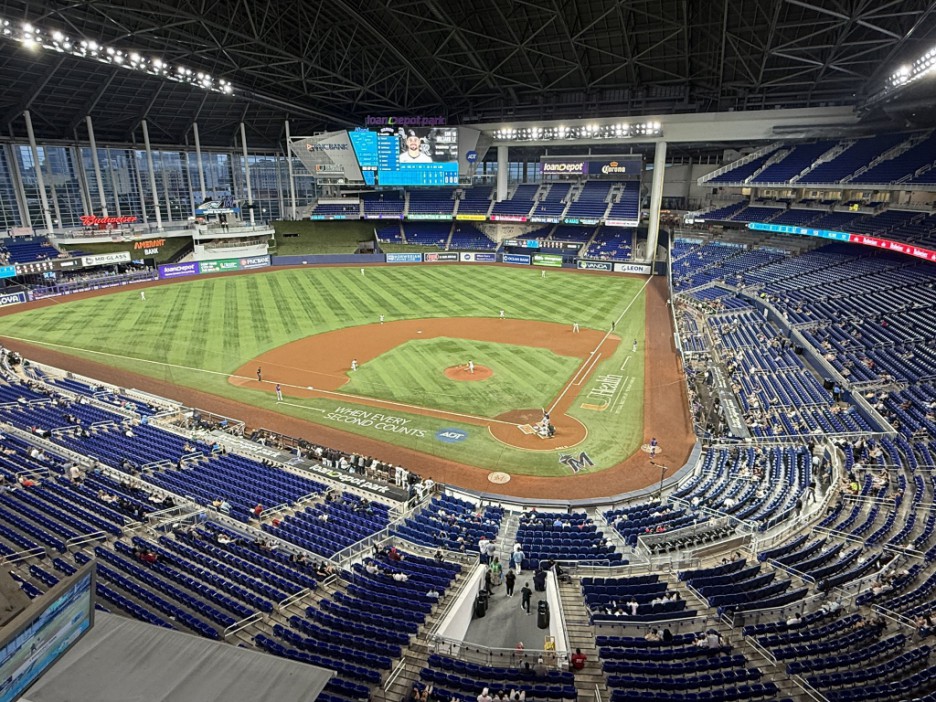 Rockies/Marlins MLB turn out