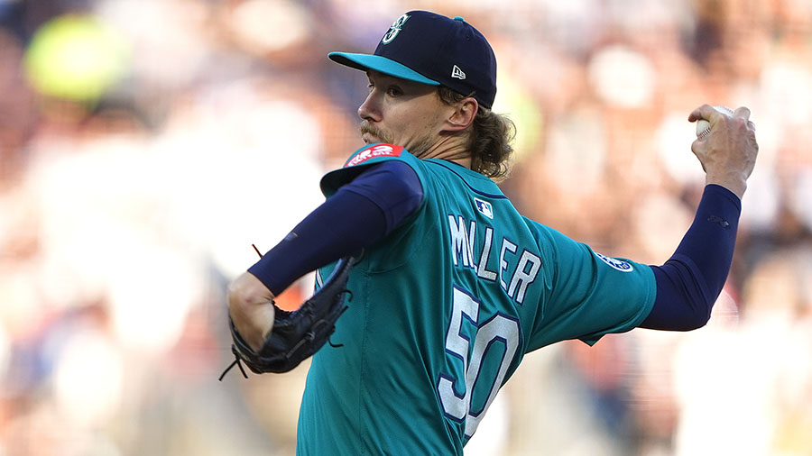 Seattle Mariners Bryce Miller...
