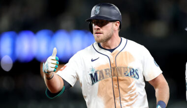 Seattle Mariners Luke Raley...