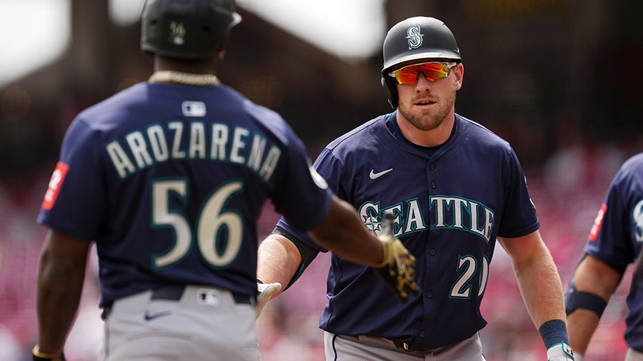 Seattle Mariners Luke Raley Randy Arozarena...