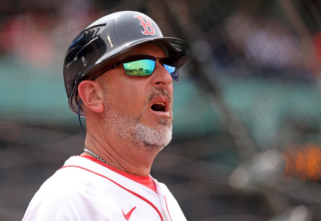 Red Sox coach, Angels player engage in verbal altercation prior to finale