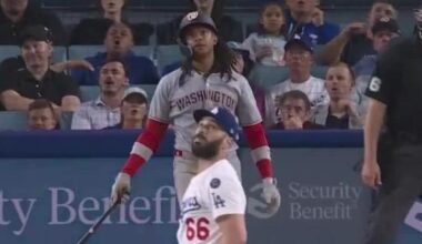 Clayton Kershaw wins 3rd straight start, Miguel Rojas homers in Dodgers' 6-5 win over Nationals