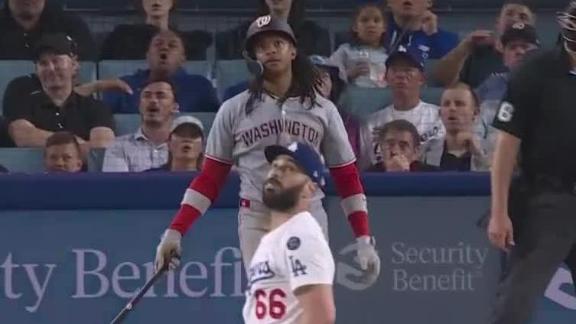 Clayton Kershaw wins 3rd straight start, Miguel Rojas homers in Dodgers' 6-5 win over Nationals