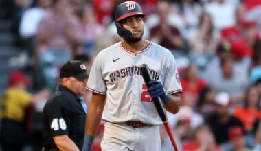 Abrams' 2-run triple in 11th helps Nats beat Angels; Washington's Wood walked intentionally 4 times