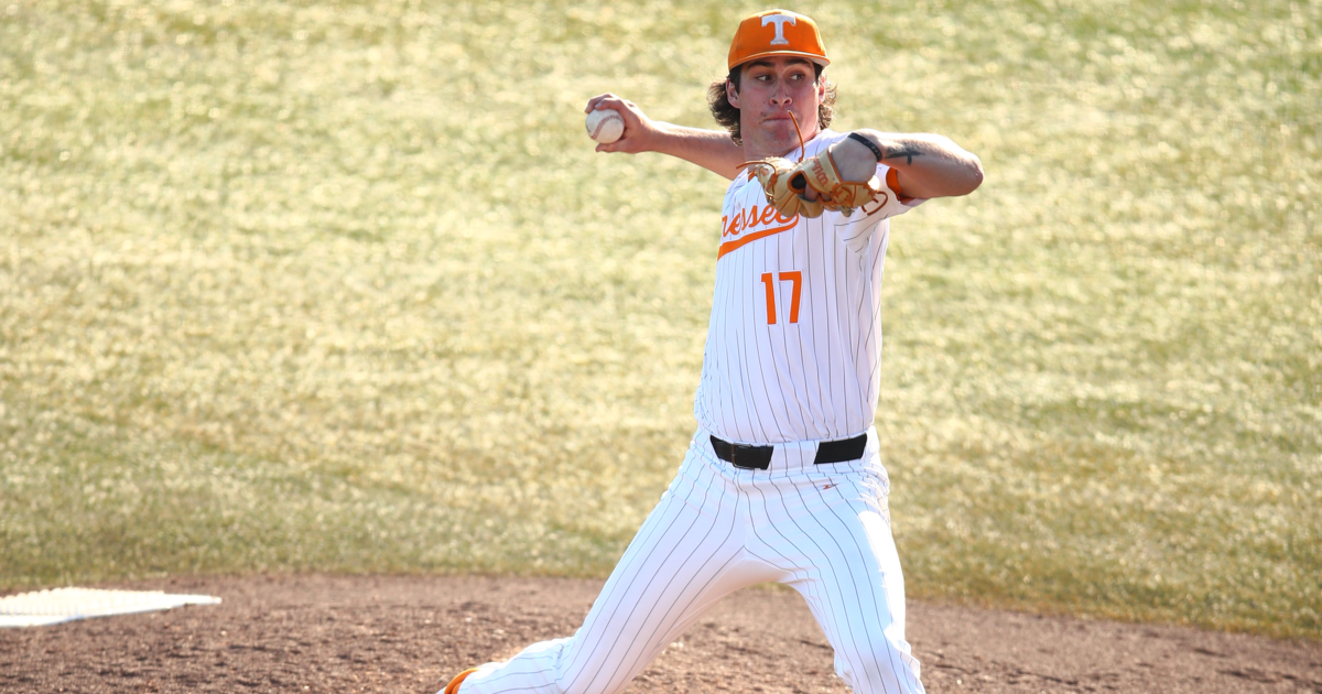 Tennessee pitcher Liam Doyle. Credit: UT Athletics