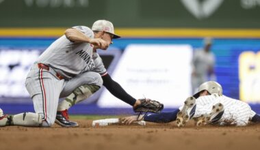 Brewers take win streak into game against the Twins