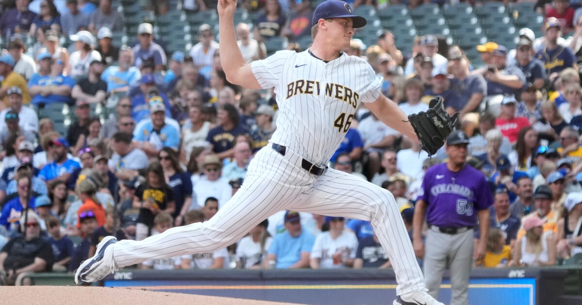 Quinn Priester throws 7 dominant innings as Brewers blank Rockies 5-0