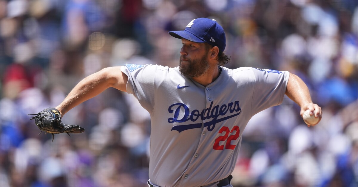 Kershaw moves closer to 3,000 strikeouts as Dodgers beat Rockies 3-1