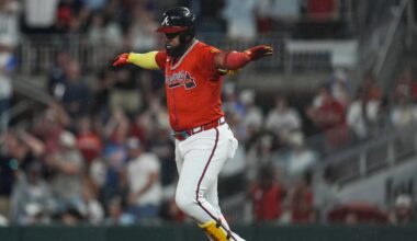 Ozuna, Harris hit 3-run homers to power Braves to 12-4 comeback win over Rockies