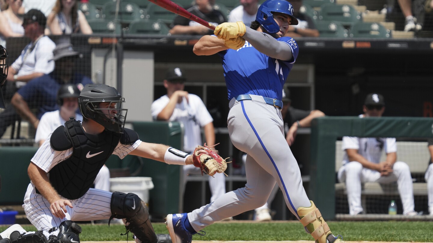 Jac Caglianone posts first multihit game with Royals