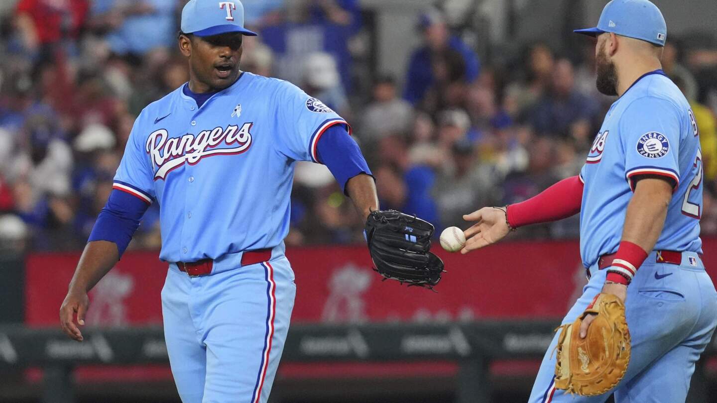 Texas rookie Kumar Rocker keeps scoreless start intact with help from pickle juice