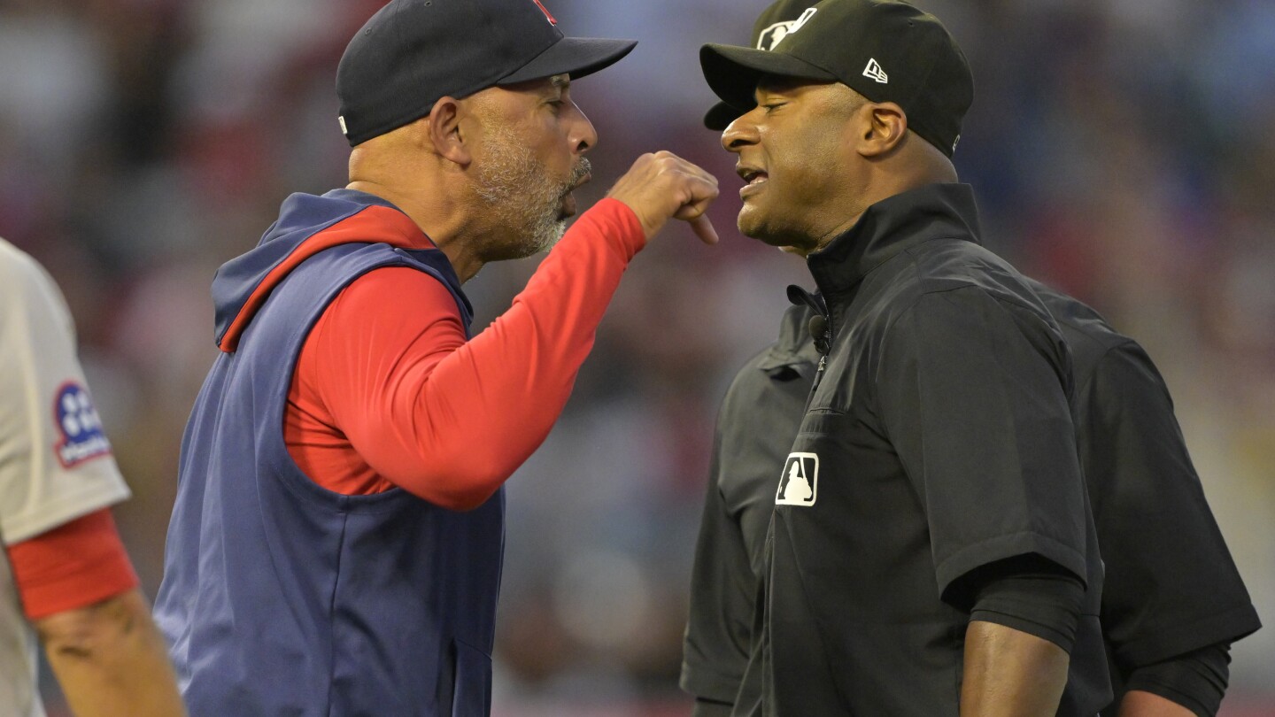 Red Sox manager Alex Cora ejected after another shaky start by Walker Buehler in loss to Angels