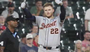 Parker Meadows sparks the Tigers in his season debut after an arm injury