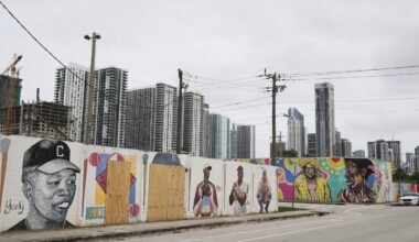 Miami Marlins join efforts to restore defaced Jackie Robinson and Minnie Miñoso mural