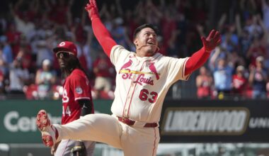Yohel Pozo has RBI single in the 11th to give the Cardinals a 6-5 victory over the Reds