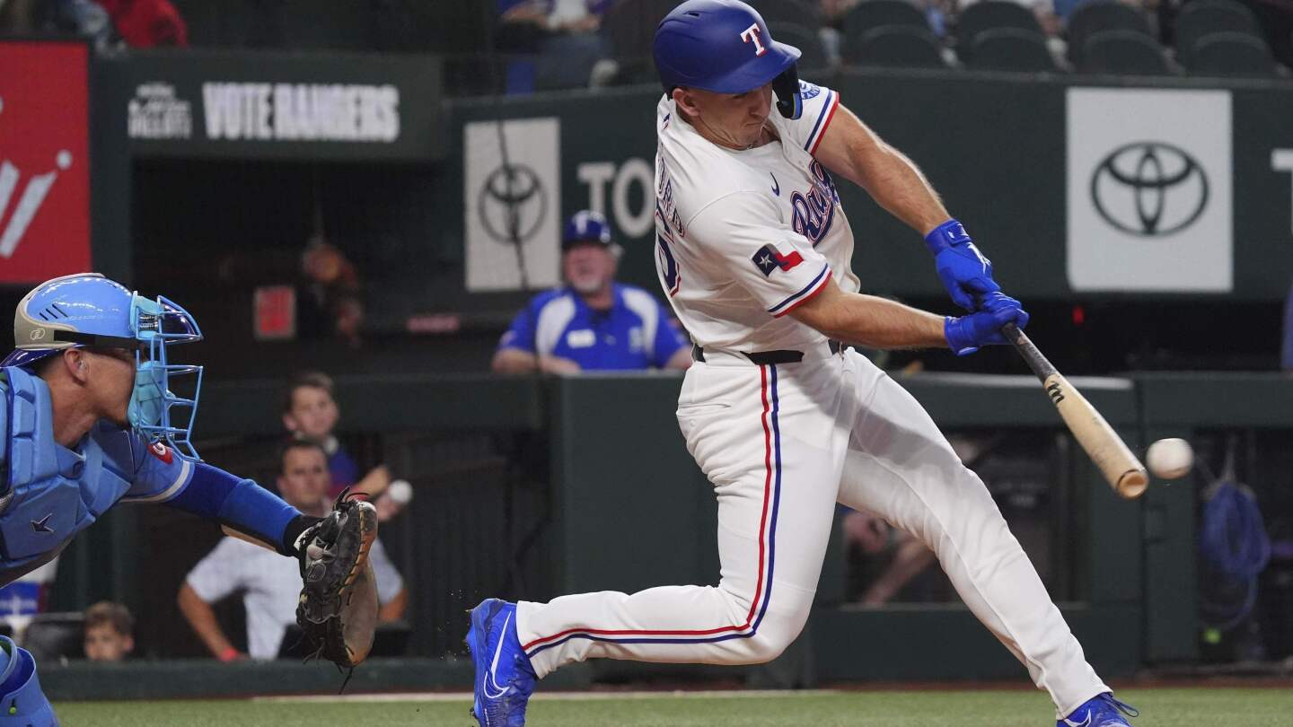 Texas Rangers CF Wyatt Langford to IL again with oblique strain while RHP Nathan Eovaldi returns