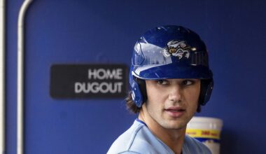 Royals top prospect Jac Caglianone goes hitless but still makes an impact in MLB debut