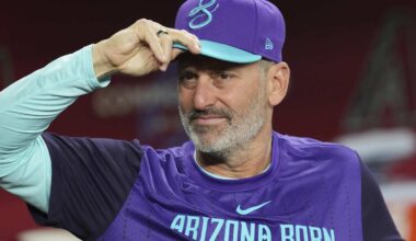 Father's Day surprise: Torey Lovullo's son gets ejected from game and copies dad