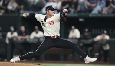 Texas Rangers rookie Jack Leiter gets 1st big league victory after taking a couple of 'hits'