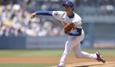 Ohtani returns to the mound with sharp 1st inning for Dodgers