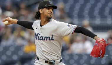 Marlins pitcher Eury Pérez excited to be back in the big leagues despite rocky return from injury