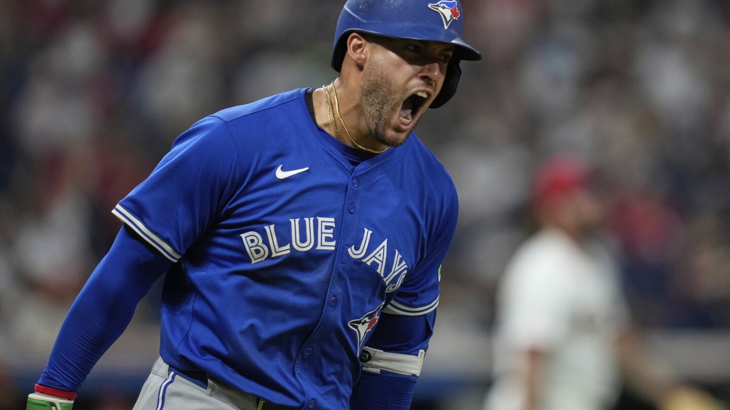 Springer's 8th-inning grand slam helps Blue Jays beat Guardians 10-6