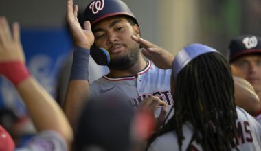 James Wood becomes first since Barry Bonds to be intentionally walked 4 times in a game