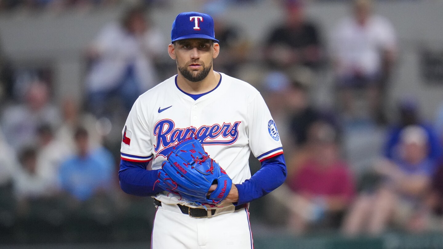 Texas Rangers pitcher Nathan Eovaldi removed after 2 innings because of triceps fatigue